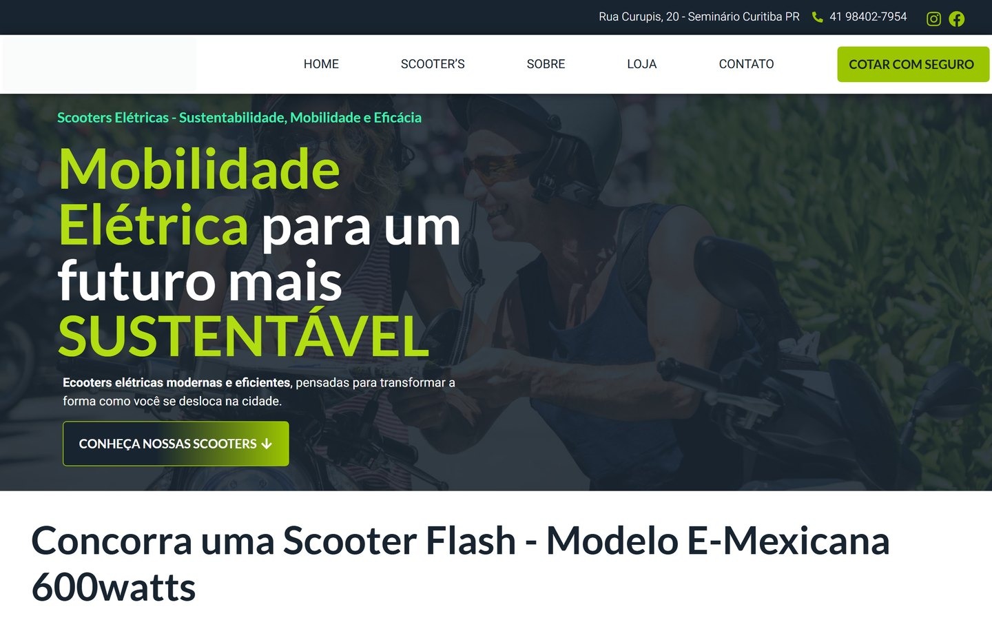 Case Scooter Flash — desktop